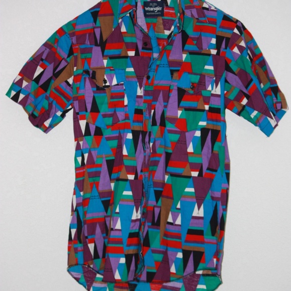 Vintage Western Wrangler Button Down - Picture 2 of 4